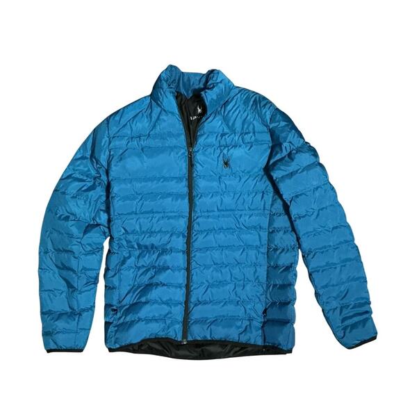 Spyder Men’s Prymo Down Jacket Concept Blue Size XL - Picture 2 of 11